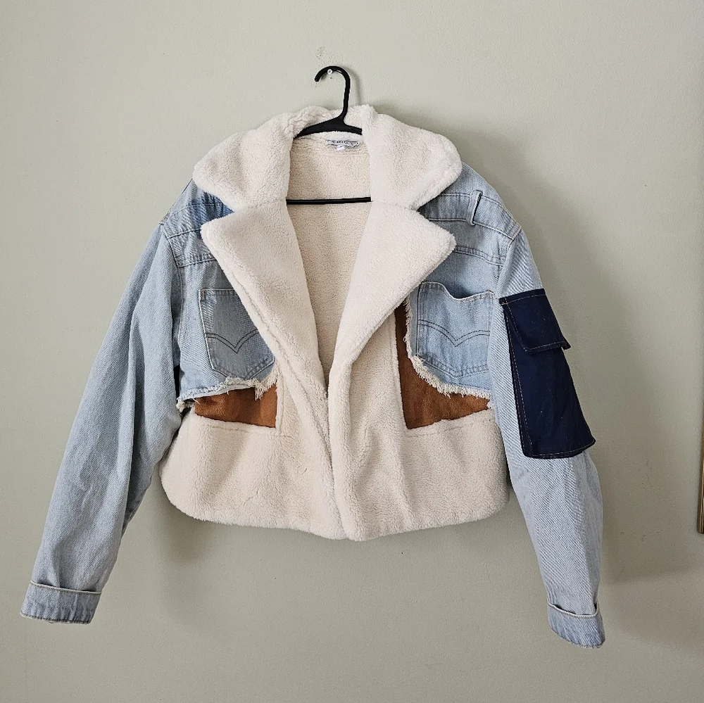 BIDA Denim Patchwork Jacket - Picture 7 of 16